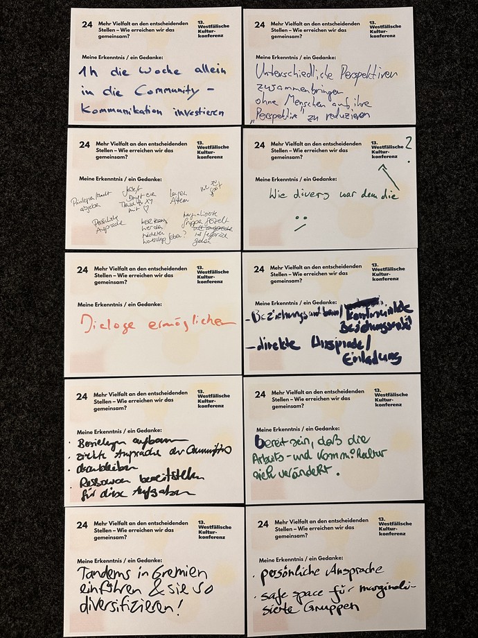 Dokumentation der Table Session 24
