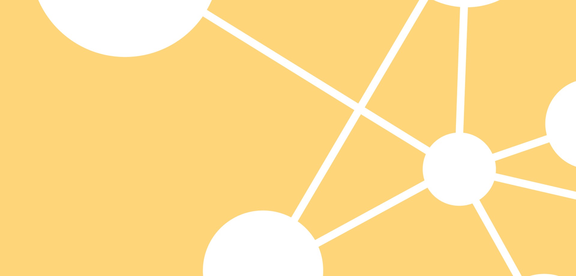 Das Keyvisual der 6. Westfälischen Kulturkonferenz: ein weißes Atomium auf einem orangefarbenem Feld.