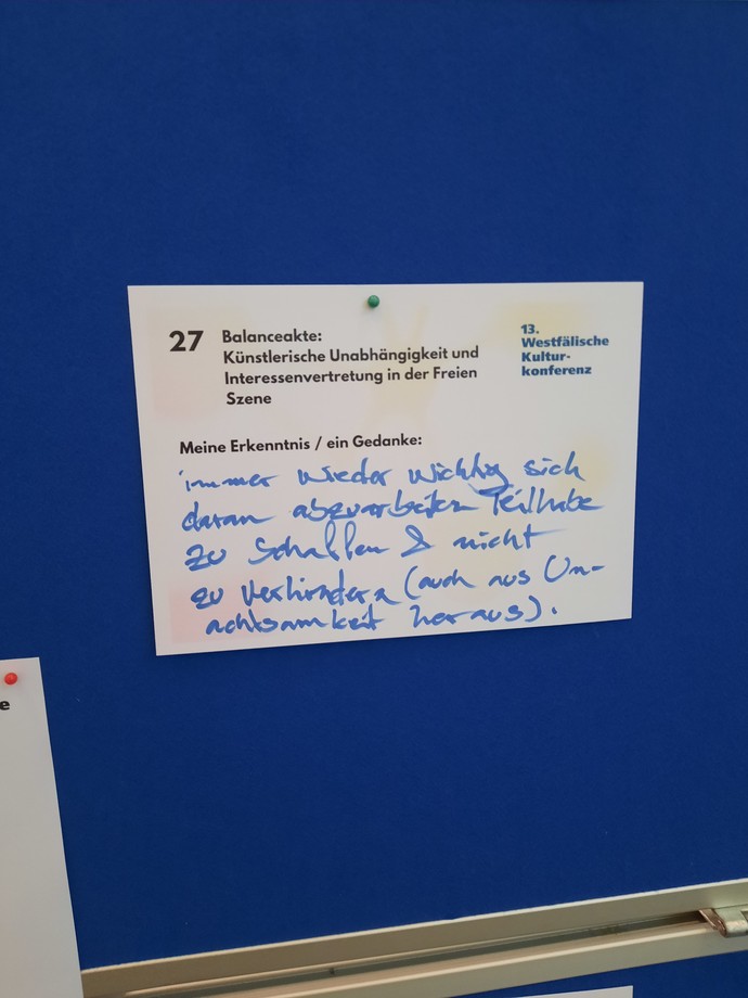 Dokumentation der Table Session 27