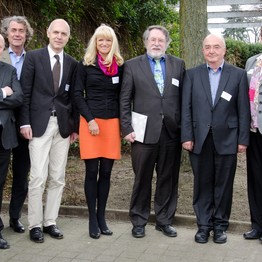 Gruppenbild der VIPs der 3. Westfälischen Kulturkonferenz